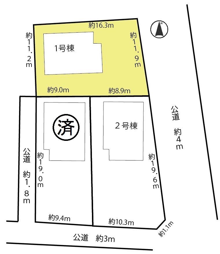 Compartment figure. 22,800,000 yen, 4LDK, Land area 199.3 sq m , Building area 103.92 sq m compartment view