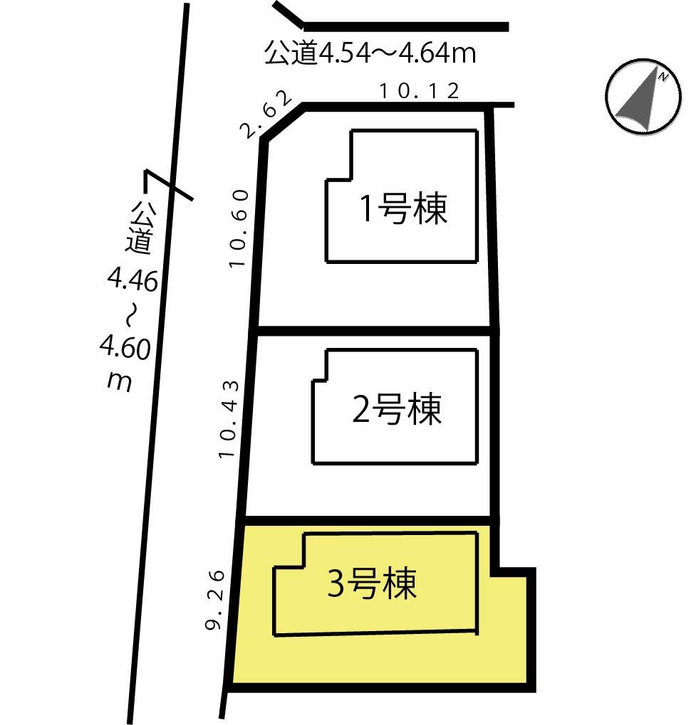 Compartment figure. 34,800,000 yen, 4LDK, Land area 140.22 sq m , Building area 105.17 sq m