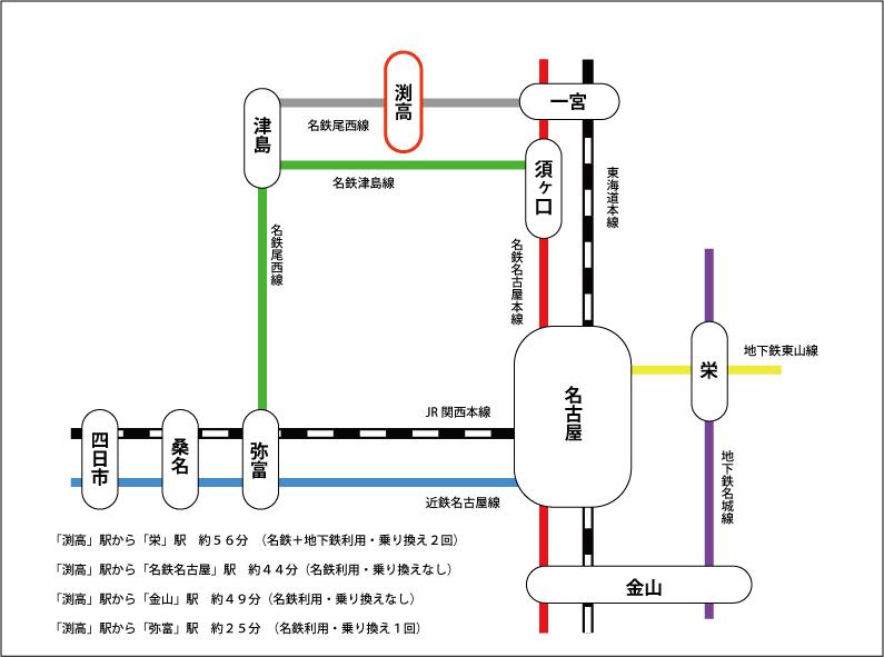 route map. This route map. It is the time when I arrived at the station on weekdays 7:30. 