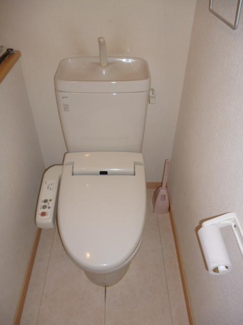 Toilet. Bidet with toilet. First floor toilet is also have a restroom counter.