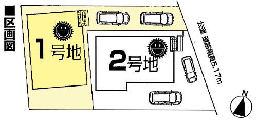 Compartment figure. 26,300,000 yen, 4LDK, Land area 117.83 sq m , Building area 98.82 sq m parking two cars Allowed! 