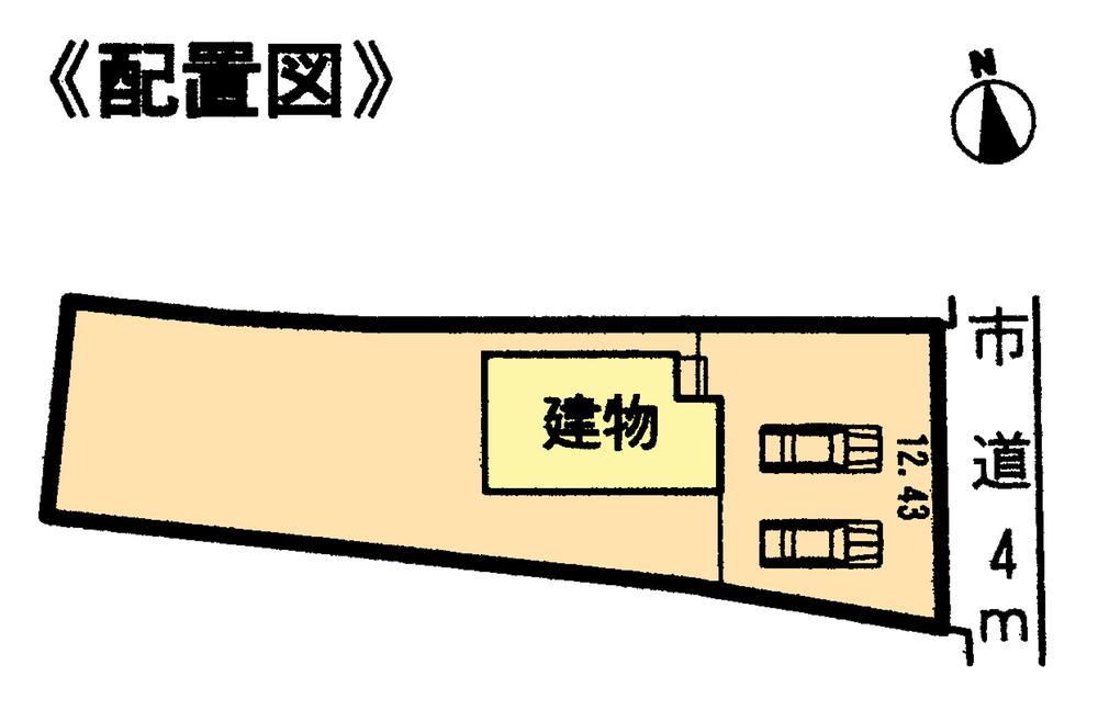Compartment figure. 26,800,000 yen, 4LDK, Land area 368.09 sq m , Building area 99.38 sq m