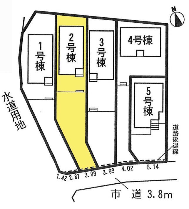 Compartment figure. The property is 2 Building! 
