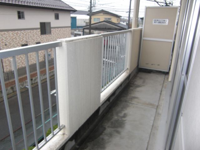 Balcony. During a sunny day, Laundry dries down pat