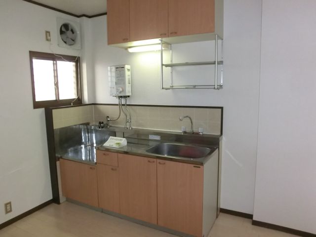 Kitchen. Kitchen space with ventilation easy bright small window