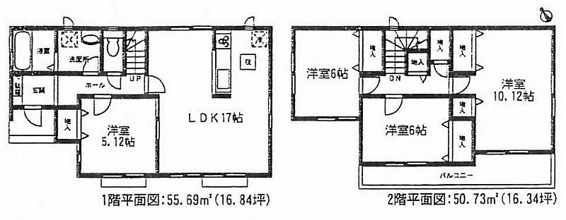 Floor plan. 21,800,000 yen, 4LDK, Land area 144.9 sq m , Building area 106.42 sq m