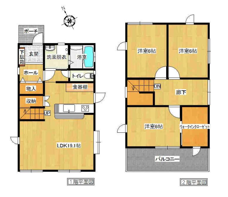 Floor plan. 31 million yen, 3LDK, Land area 179.85 sq m , Building area 101.8 sq m