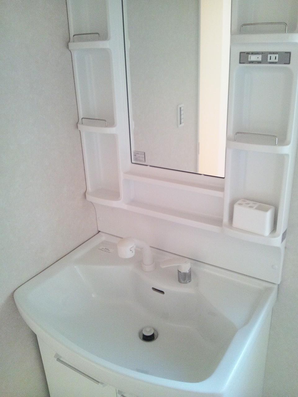 Wash basin, toilet. 4 Building Vanity with shower