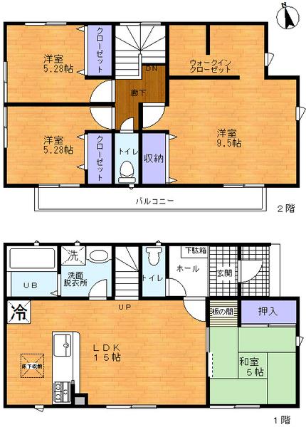 Floor plan. 26,800,000 yen, 4LDK, Land area 368.09 sq m , Building area 99.38 sq m