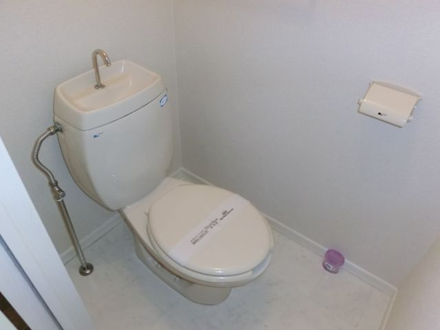 Toilet. It is a toilet with a clean