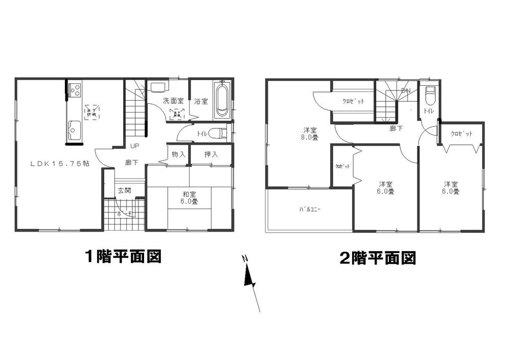 Floor plan. (4 Building), Price 20.8 million yen, 4LDK, Land area 178.21 sq m , Building area 103.51 sq m