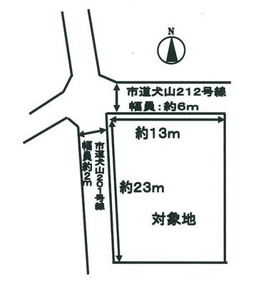 Compartment figure. Land price 12.8 million yen, Land area 244.62 sq m