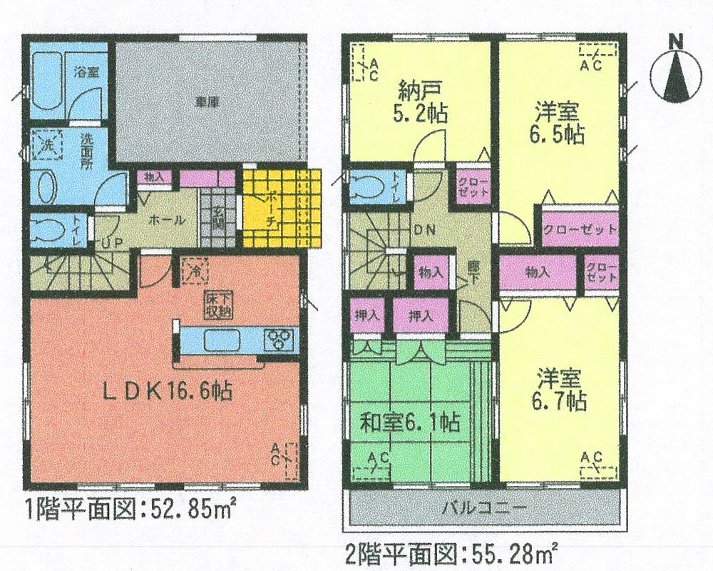 Floor plan. (3 Building), Price 24,900,000 yen, 3LDK+S, Land area 99.65 sq m , Building area 108.13 sq m
