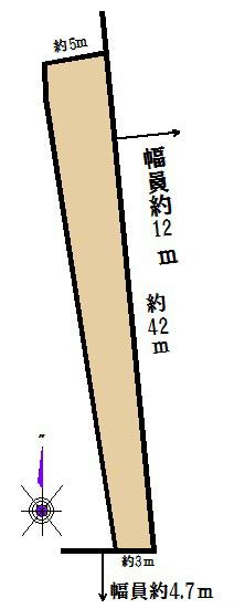 Compartment figure. Land price 17.8 million yen, Land area 180.27 sq m