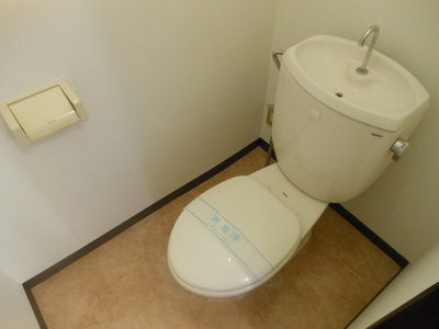 Toilet. Toilet (the same type by the room)
