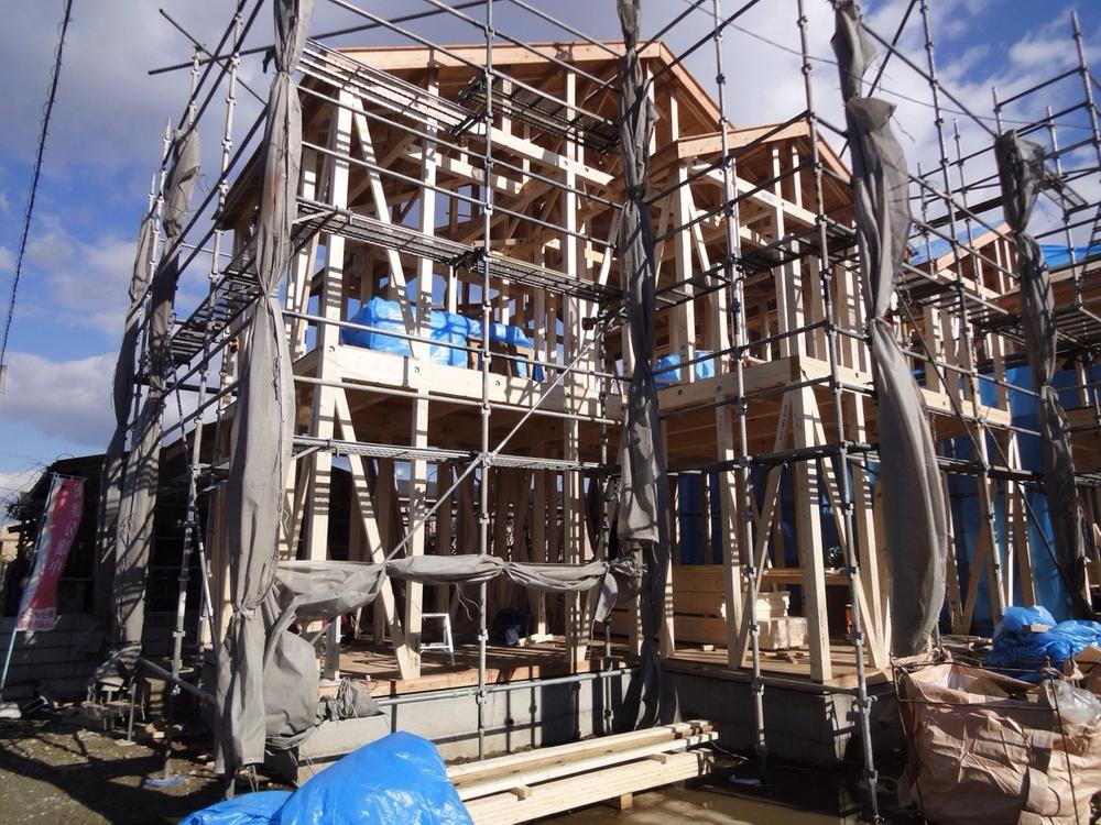 Local appearance photo. Has decided (2013.12.20 shooting) completion of framework! 