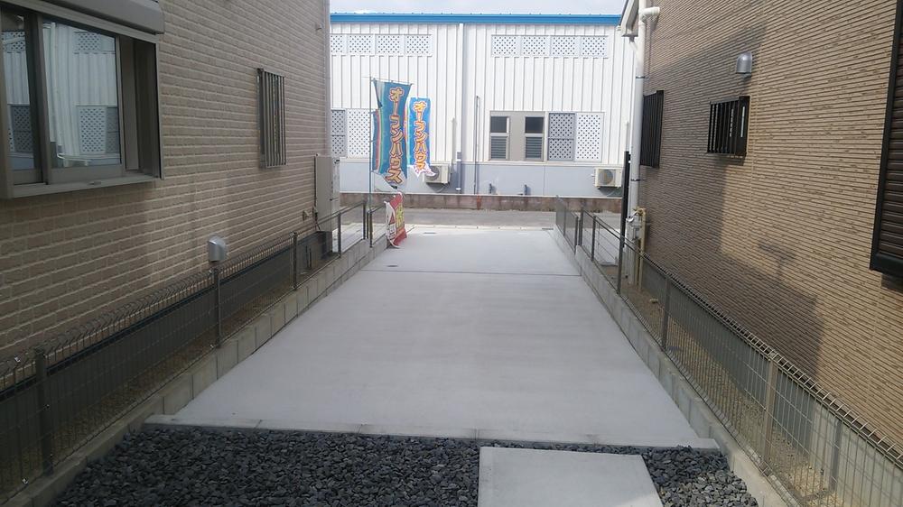 Parking lot. Two Allowed parking happy to be in the grounds of the back side