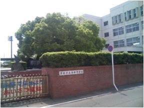 Junior high school. Iwakura to City Southern Junior High School 1230m