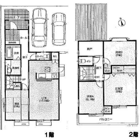 Floor plan. 29.5 million yen, 4LDK + S (storeroom), Land area 153.84 sq m , Building area 111.02 sq m