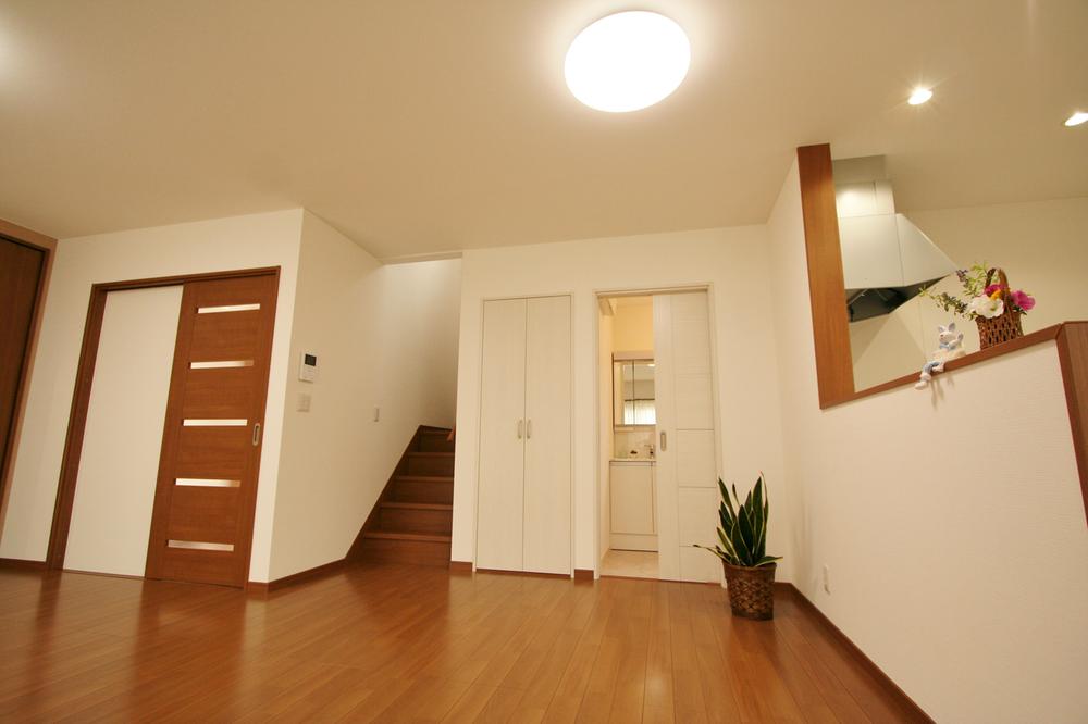 Living.  [Building C Living] Living up stairs. I'm home! When, Children to the second floor through the living room. 