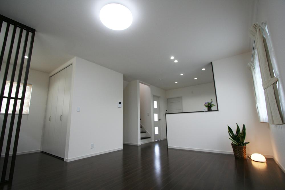 Living.  [Building B Living] Ties deepen living up the stairs of the family. Also useful housed in the back of the family space. 