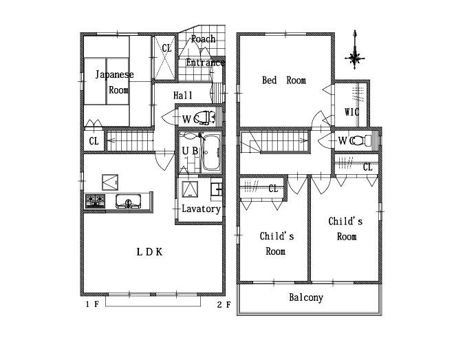 Other building plan example. 5 is No. land reference plan ☆