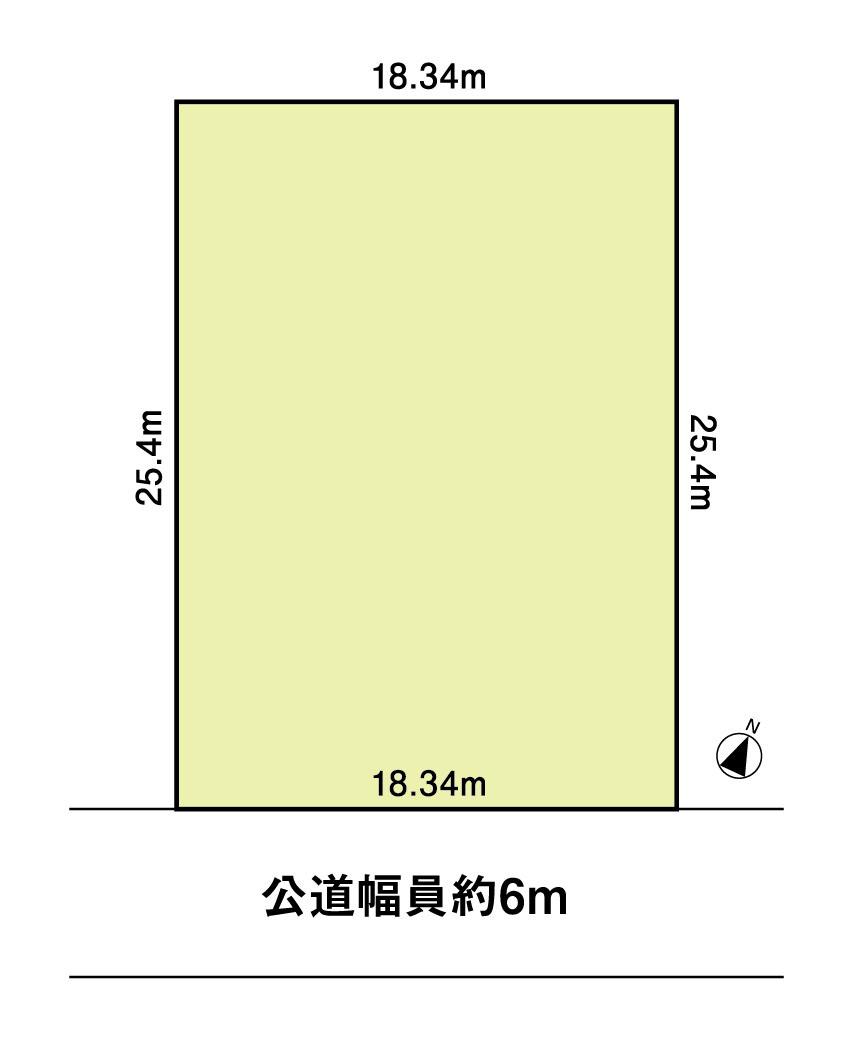 Compartment figure. Land price 70 million yen, Land area 465.83 sq m