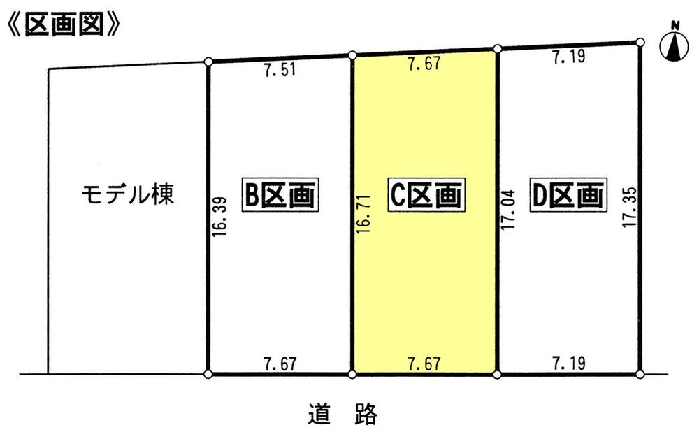 Compartment figure. Land price 25,450,000 yen, Land area 129.46 sq m