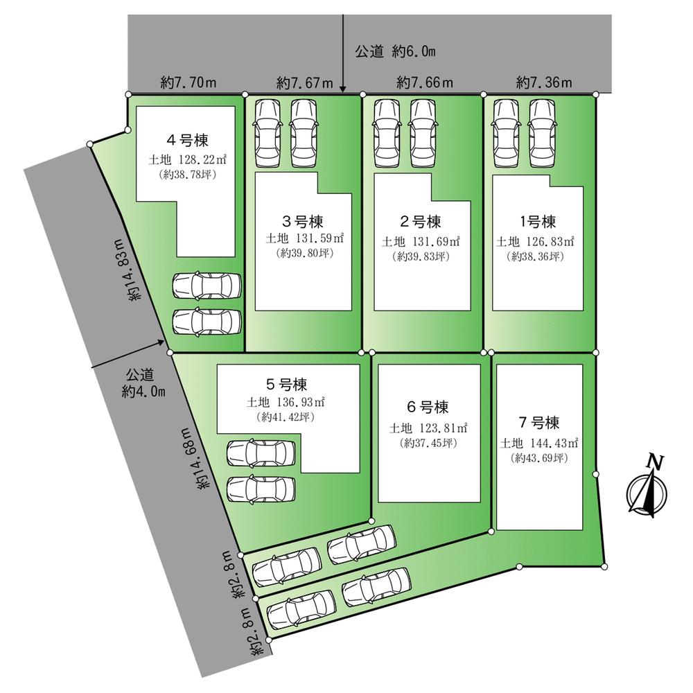 Compartment figure. 35,800,000 yen, 4LDK, Land area 131.69 sq m , Building area 106 sq m