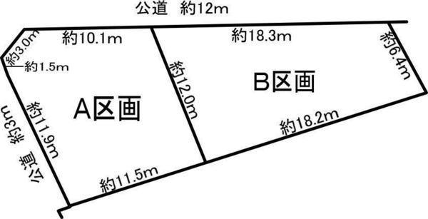 Compartment figure. Land price 24,339,000 yen, Land area 164.22 sq m