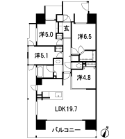 Floor: 4LDK + WIC, the occupied area: 87.26 sq m, Price: 29.9 million yen