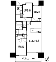 Floor: 3LDK + WIC, the occupied area: 74.66 sq m, Price: 23.8 million yen