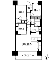 Floor: 3LDK + WIC, the occupied area: 77.56 sq m, Price: 27.2 million yen
