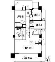 Floor: 4LDK + WIC, the occupied area: 87.24 sq m, Price: 31.9 million yen