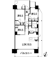 Floor: 3LDK + WIC, the occupied area: 77.56 sq m, Price: 29.4 million yen