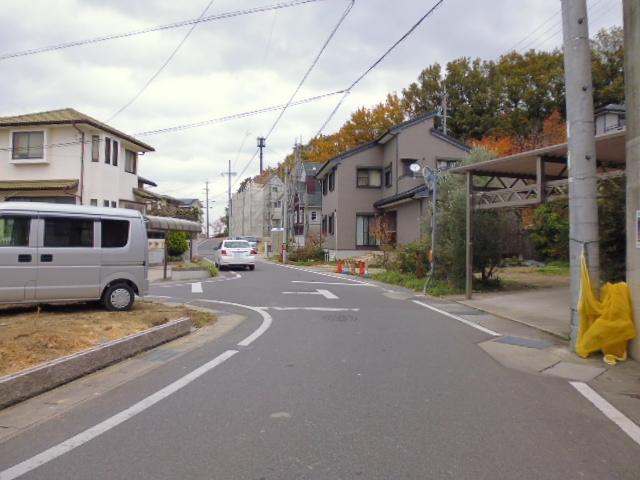Local photos, including front road. Front road (east) 2013 November 25, shooting