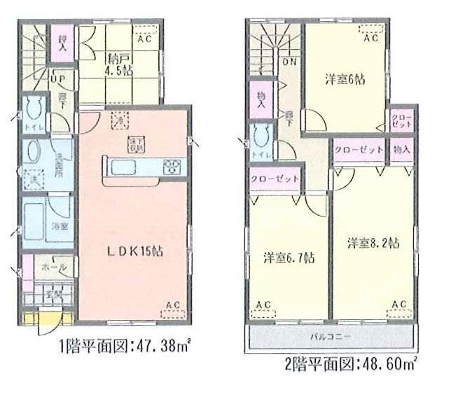 Floor plan. (4), Price 29,900,000 yen, 3LDK+S, Land area 114.29 sq m , Building area 95.98 sq m