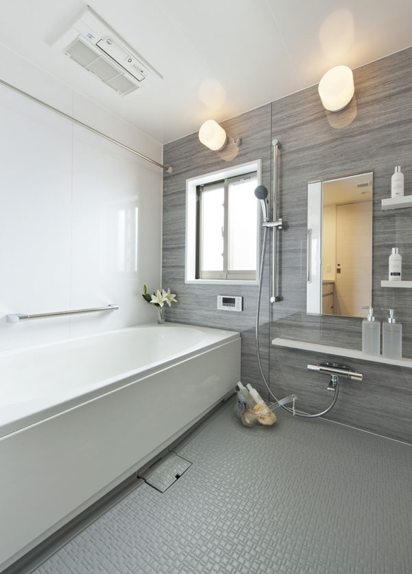 Bathing-wash room.  [Bathroom] Advanced equipment enhancement, It is a bathroom full of comfort ( ※ )