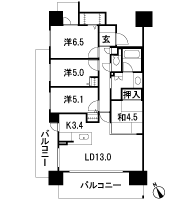 Floor: 4LDK + WIC, the occupied area: 83.66 sq m, Price: 35,900,000 yen ・ 37,100,000 yen