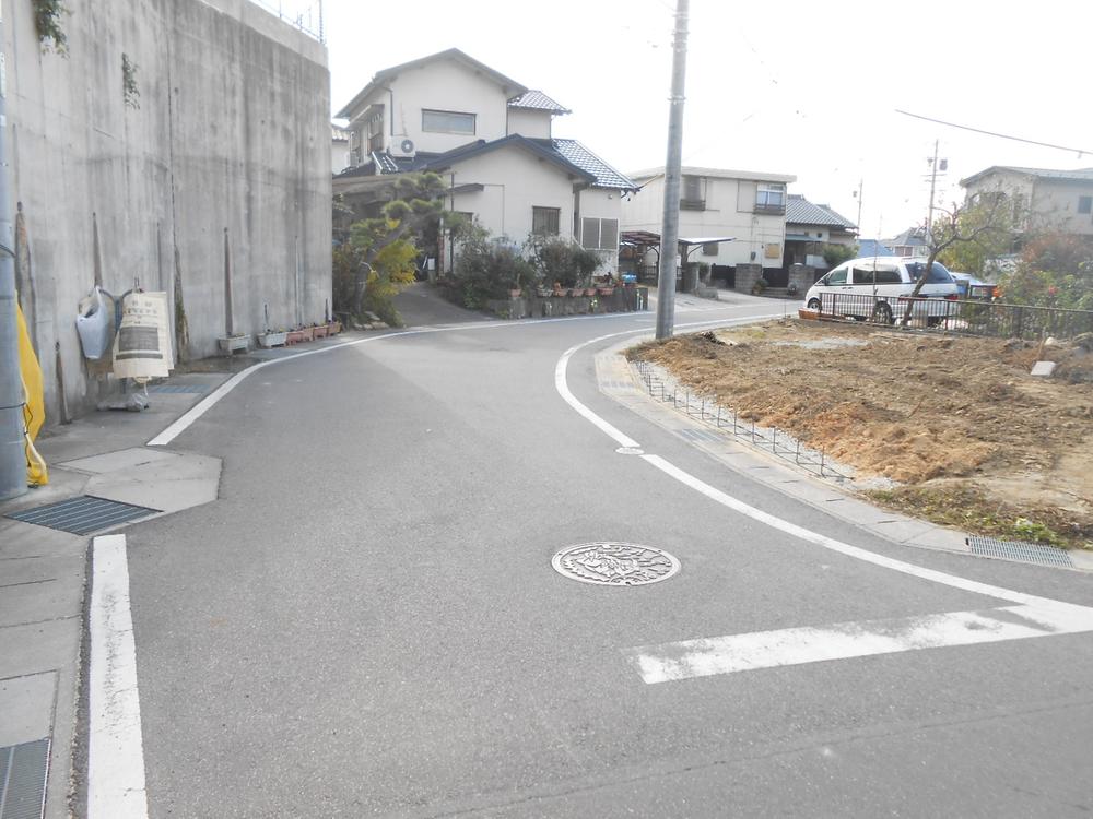 Local photos, including front road. Front road south 4.9m