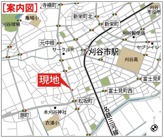 Local guide map. Every Sat. ・ Day ・ Congratulation Local sales meetings! !  (Kariya Miyuki-cho 6-chome, 78 No. 1, 4, Part of 5)