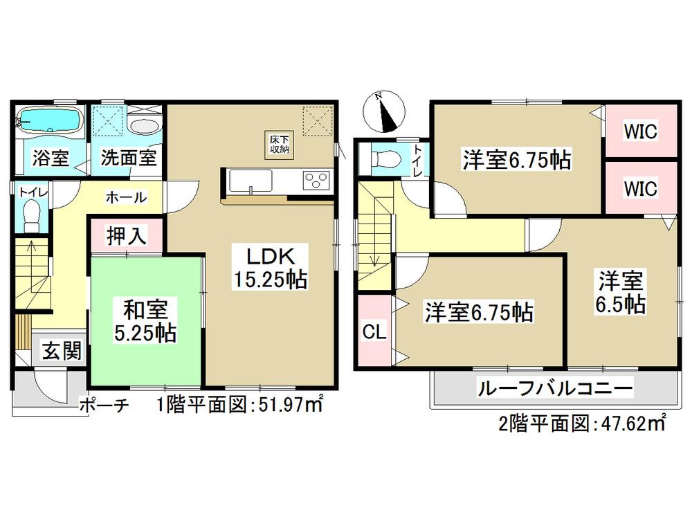 Floor plan. (4 Building), Price 24,800,000 yen, 4LDK, Land area 189.41 sq m , Building area 99.59 sq m