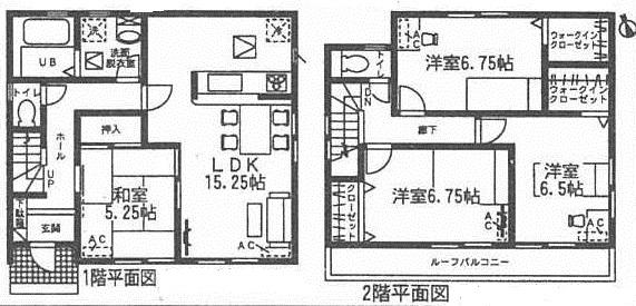 Floor plan. (4 Building), Price 24,800,000 yen, 4LDK, Land area 189.41 sq m , Building area 99.59 sq m