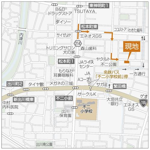 Local guide map. Detail view