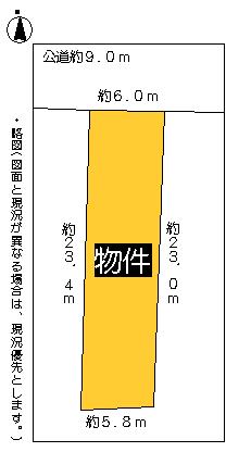 Compartment figure. Land price 18 million yen, Land area 132.23 sq m