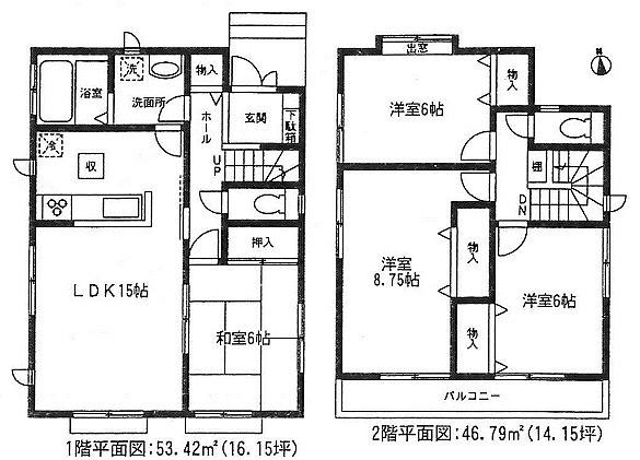 Floor plan. 27,800,000 yen, 4LDK, Land area 120.08 sq m , Building area 100.21 sq m