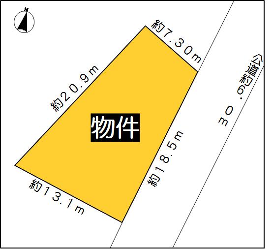 Compartment figure. Land price 29,820,000 yen, Land area 197.16 sq m