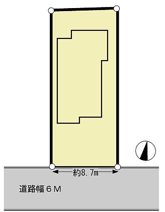 Compartment figure. 14.5 million yen, 4LDK + S (storeroom), Land area 180.6 sq m , Good parking three Allowed building area 133.16 sq m south-facing per yang