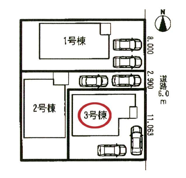 Compartment figure. Site 41 square meters of shaping land