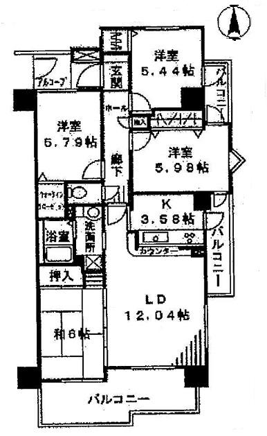 Floor plan. 4LDK, Price 15.8 million yen, Footprint 83.3 sq m , Balcony area 19.51 sq m